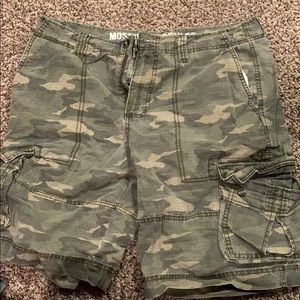 camp cargo shorts mossimo
